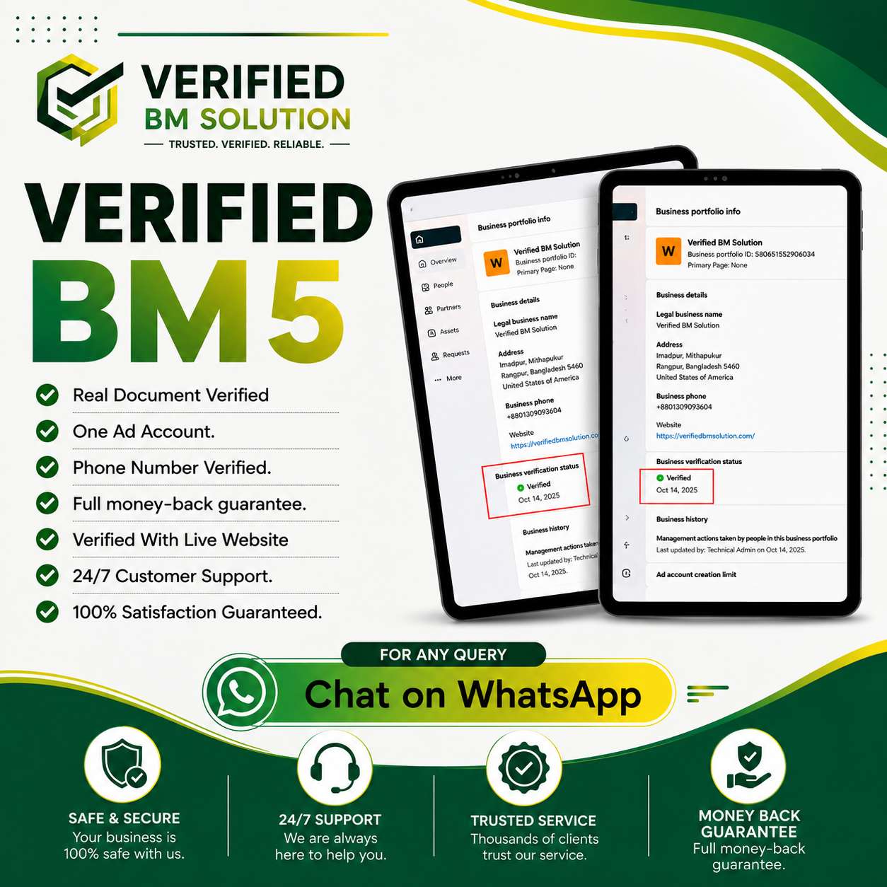 ChatGPT Image Aug 25, 2026, 10_12_02 AM Buy Verified BM 5 | Facebook Business Manager with $250 Spend Limit - Image 1